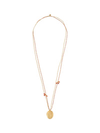 A Beautiful Story Courage Carnelian Gold Necklace