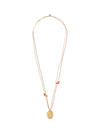 A Beautiful Story Courage Carnelian Gold Necklace