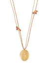 A Beautiful Story Courage Carnelian Gold Necklace