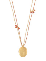 A Beautiful Story Courage Carnelian Gold Necklace