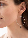 A Beautiful Story EMBRCAE smokey quartz silver earrings