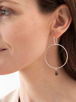 A Beautiful Story EMBRCAE smokey quartz silver earrings