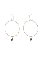 A Beautiful Story EMBRCAE smokey quartz silver earrings