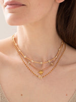 A Beautiful Story FLOWERFIELD citrine gold necklace