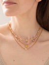 A Beautiful Story WILDFLOWER citrine gold necklace