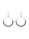A Beautiful Story Kindness Lapis Lazuli Gold Earrings