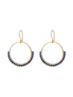 A Beautiful Story Kindness Lapis Lazuli Gold Earrings