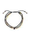 A Beautiful Story LOYAL black onyx gold bracelet