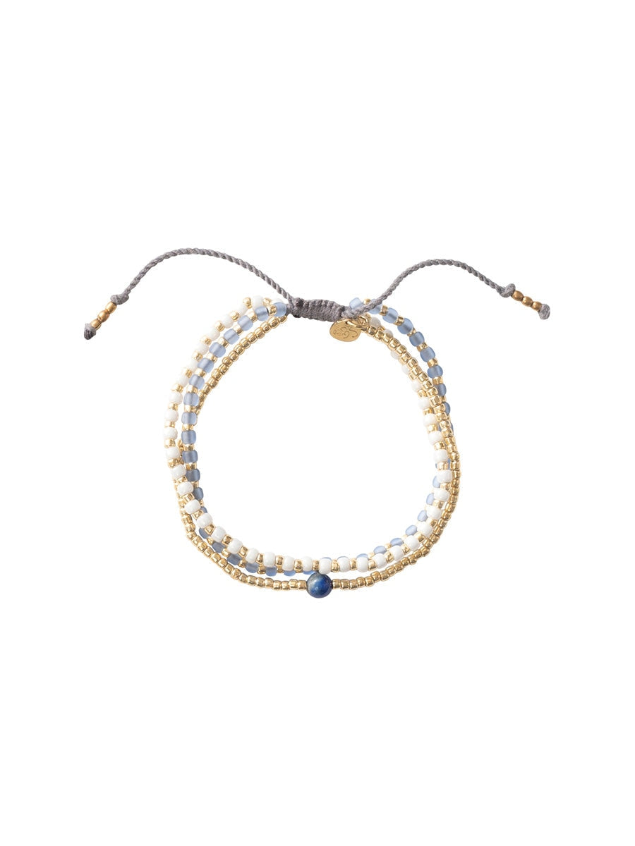 A Beautiful Story Loyal Lapis Lazuli Gold Bracelet