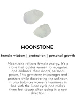 A Beautiful Story MINI COIN moonstone gold earrings