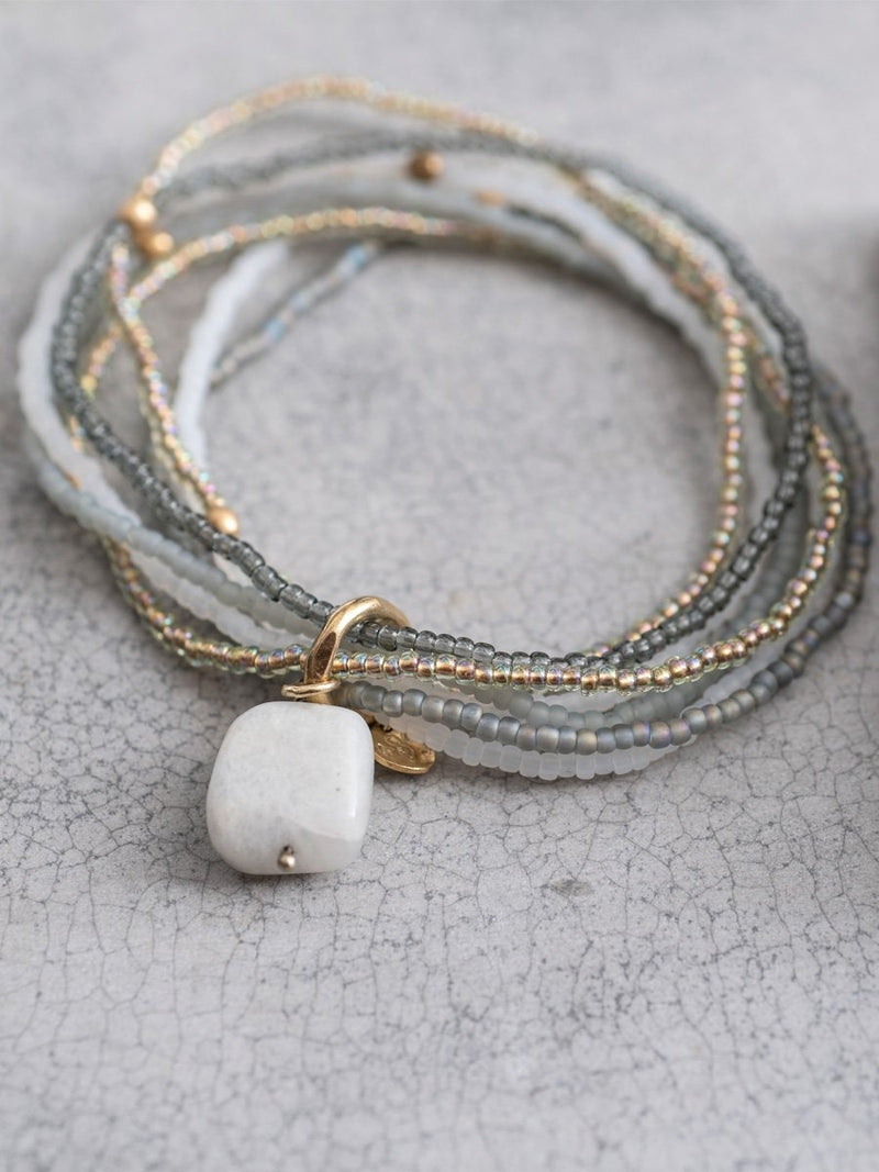 A Beautiful Story NIRMALA moonstone gold bracelet