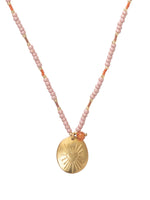 A Beautiful Story Prayer Carnelian Gold Necklace