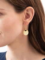 A Beautiful Story PRECIOUS black oonyx gold earrings