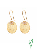 A Beautiful Story PRECIOUS rose quartz gold earrings