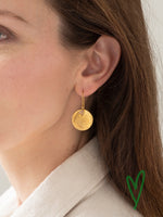 A Beautiful Story PRECIOUS rose quartz gold earrings