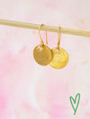 A Beautiful Story PRECIOUS rose quartz gold earrings