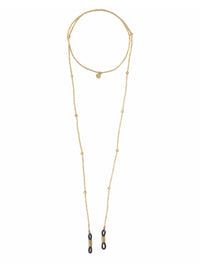 A Beautiful Story RAINBOW citrine gold glasses cord 