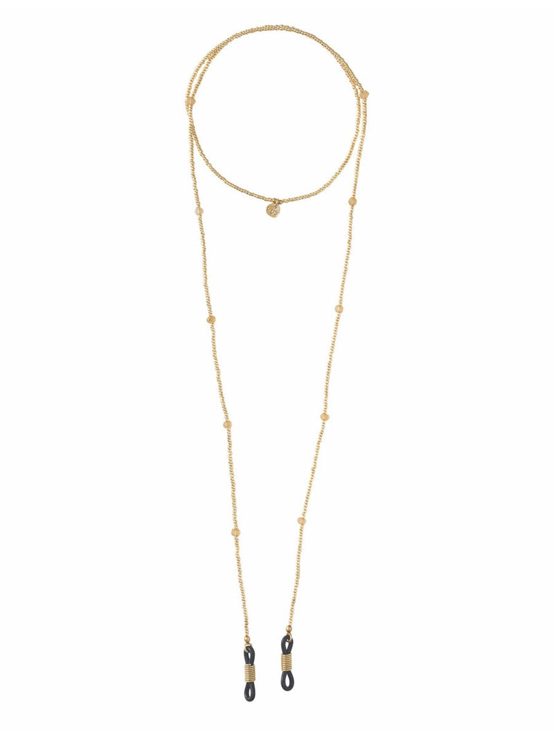 A Beautiful Story RAINBOW citrine gold glasses cord 