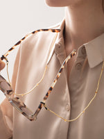 A Beautiful Story RAINBOW citrine gold glasses cord