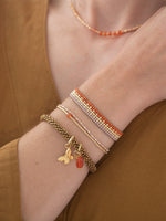 A Beautiful Story Soul Carnelian Gold Bracelet