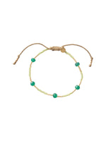A Beautiful Story Warrior Aventurine Gold Bracelet