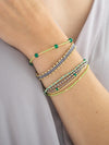 A Beautiful Story Warrior Aventurine Gold Bracelet