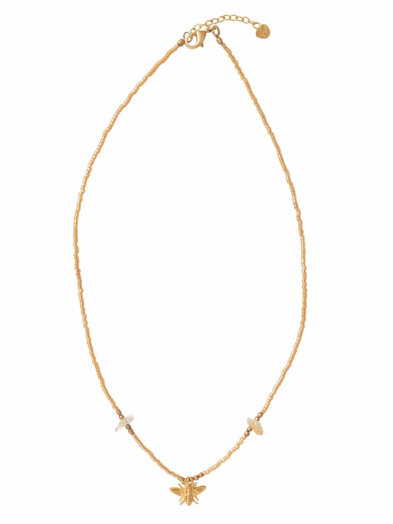 A Beautiful Story WILDFLOWER citrine gold necklace