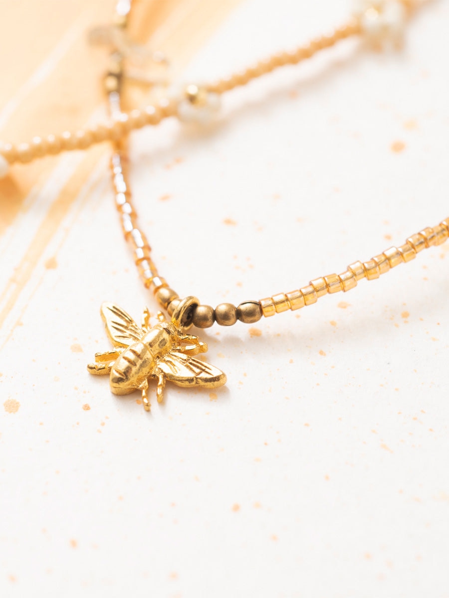 A Beautiful Story WILDFLOWER citrine gold necklace