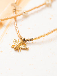 A Beautiful Story WILDFLOWER citrine gold necklace