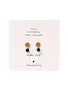 A Beautiful Story MINI COIN gold earrings
