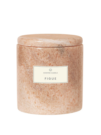 Blomus Frable Marble Scented Candle Indian Tan Figue