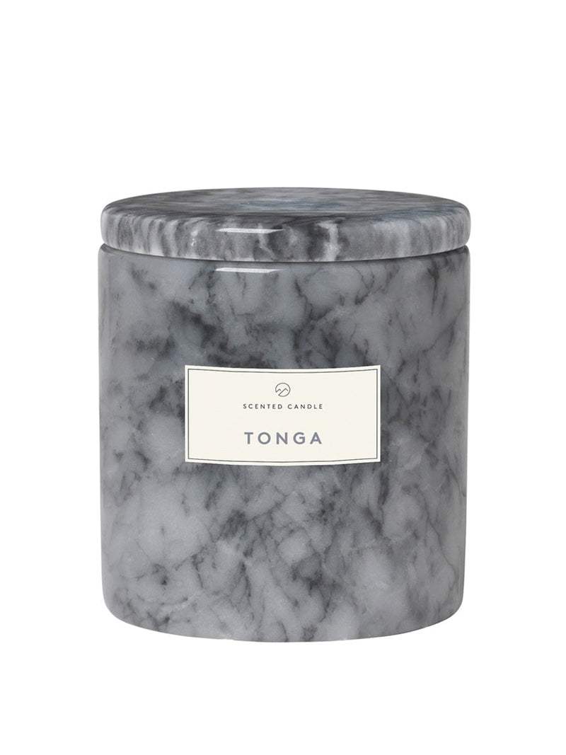 Blomus Frable Marble Scented Candle Sharkskin
