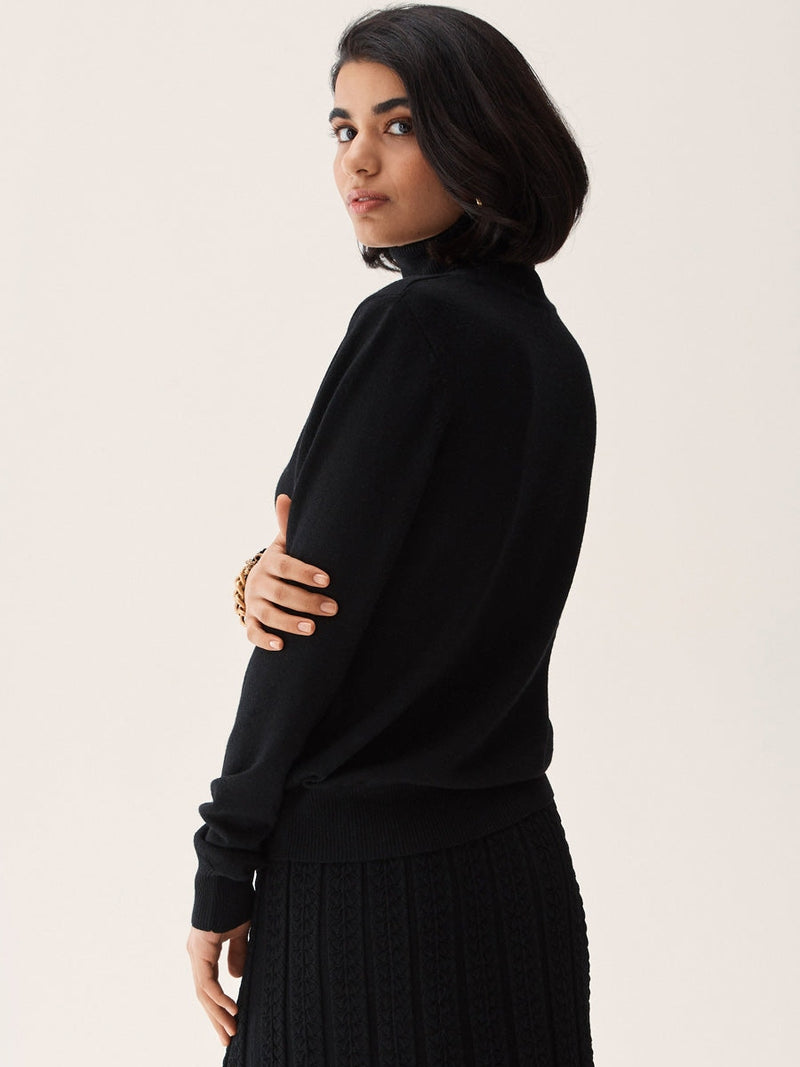 Busnel ALICE rollneck sweater black