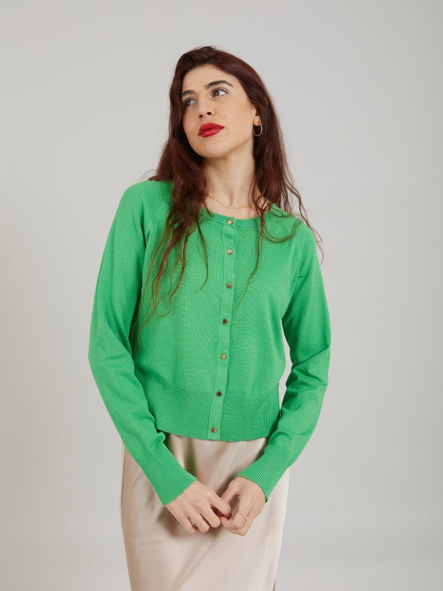 Coster Copenhagen Belle Cardigan Green