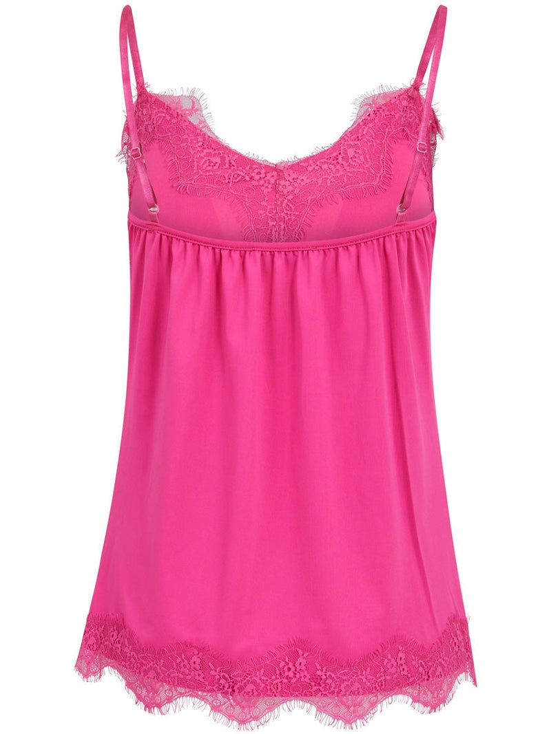 Coster Copenhagen CC Heart lace top Hot pink