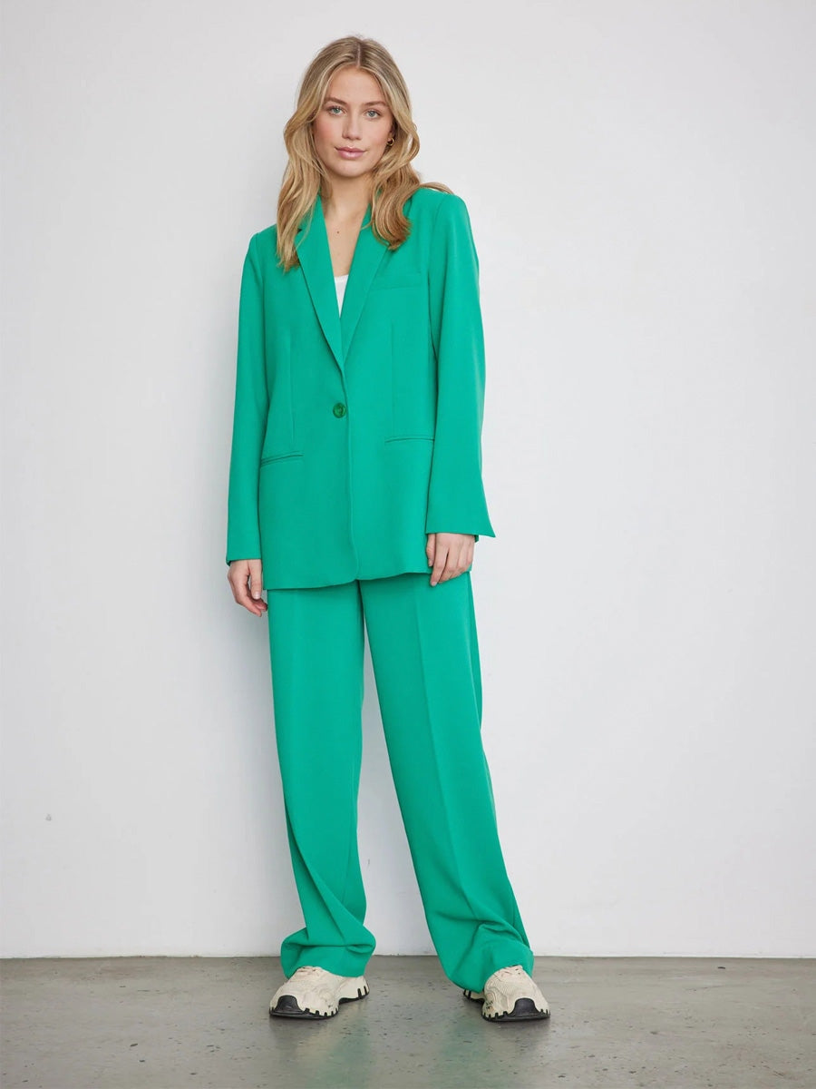 Coster Copenhagen Ellie loose fit trousers Pine green