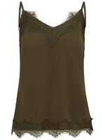 Coster Copenhagen CC Heart lace top hunter green