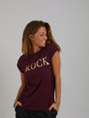 Coster Copenhagen Rock T-Shirt Bordeaux