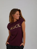 Coster Copenhagen Rock T-Shirt Bordeaux