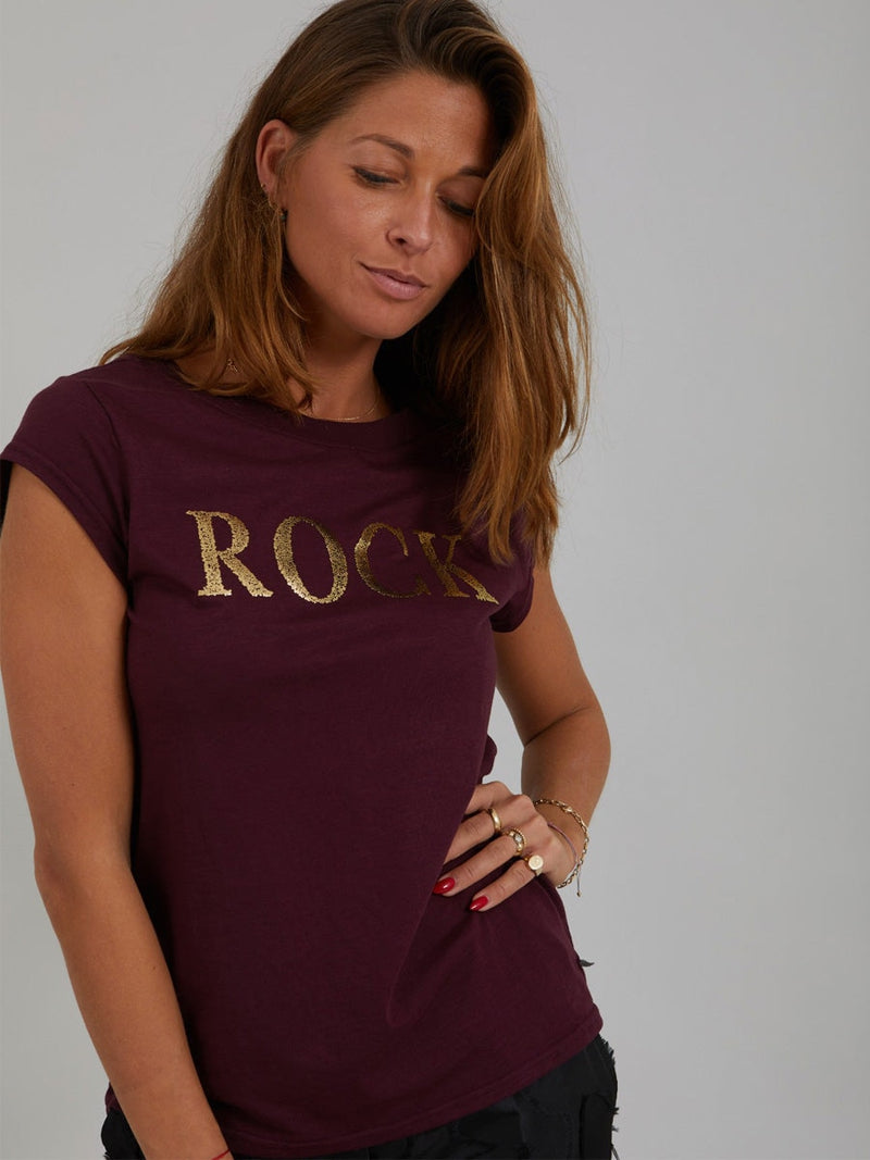 Coster Copenhagen Rock T-Shirt Bordeaux
