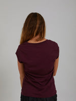 Coster Copenhagen Rock T-Shirt Bordeaux