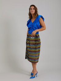 Coster Copenhagen Skirt in printed sequins Mix