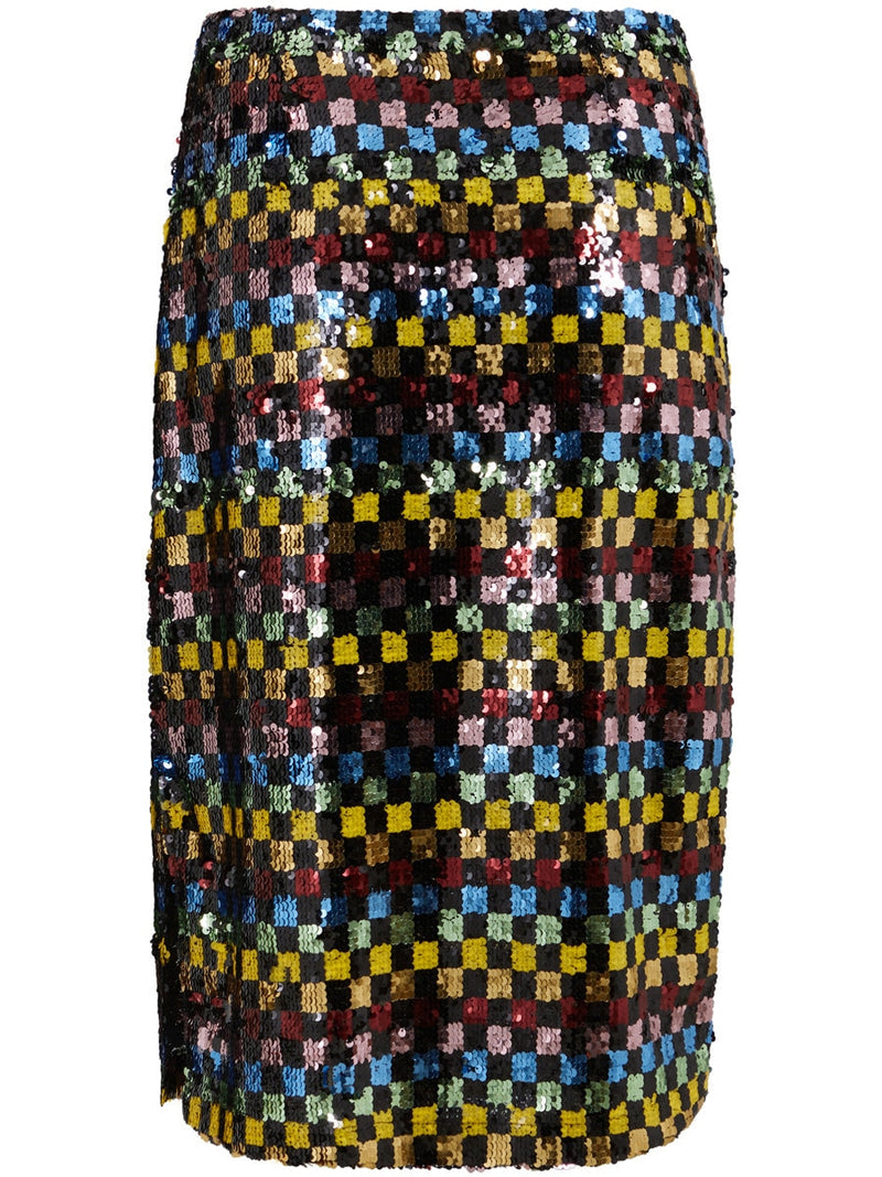 Coster Copenhagen Skirt in printed sequins Mix
