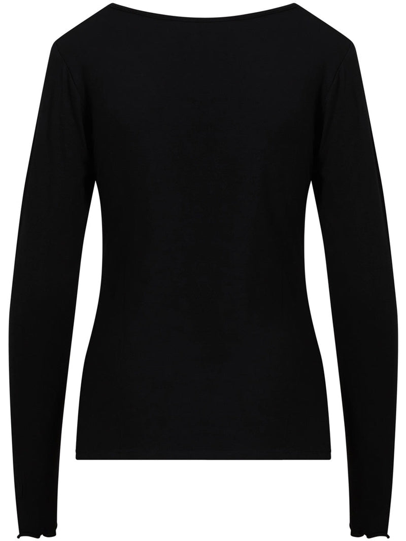 Coster Copenhagen SOFIA gathered blouse black