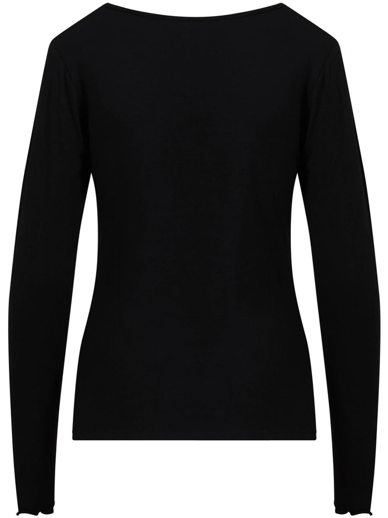 Coster Copenhagen SOFIA gathered blouse black