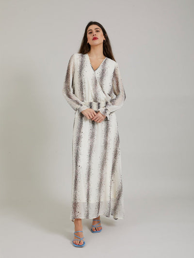 Coster Copenhagen Dress with stripe splash print