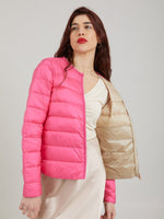 Coster Copenhagen CC Heart quilted jacket Pink