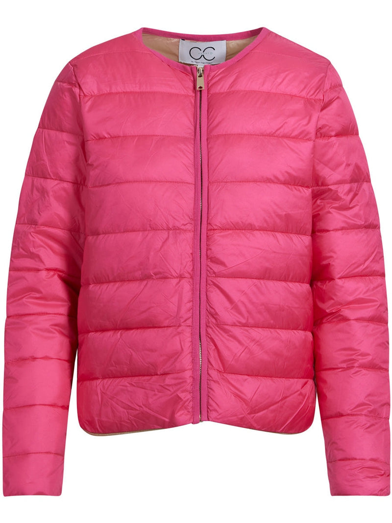 Coster Copenhagen CC Heart quilted jacket Pink