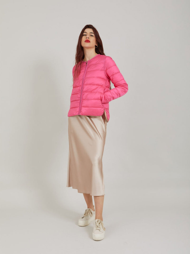 Coster Copenhagen CC Heart quilted jacket Pink