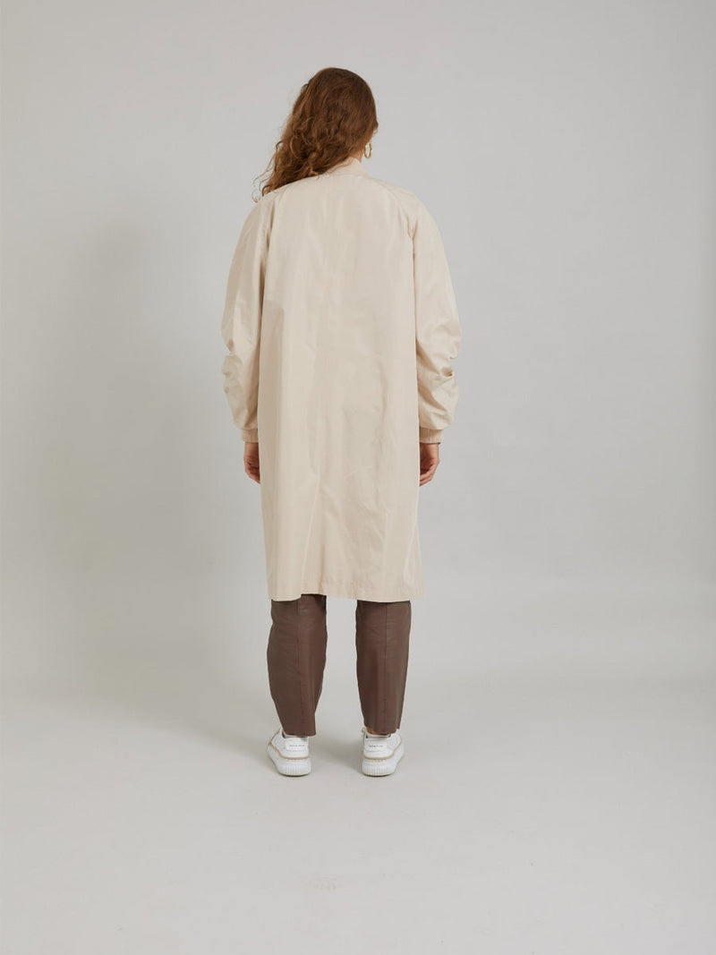 Coster Copenhagen Long bomber jacket Creme
